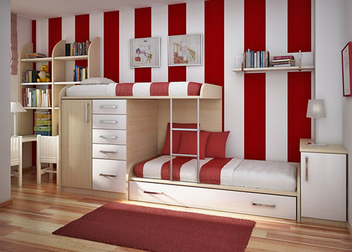 עיצוב חדרי ילדים מרהיטי עץ מלא